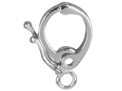 Clip De Enganche Con Anilla De 14mm, Apertura Interior De 7mm, Plata925
