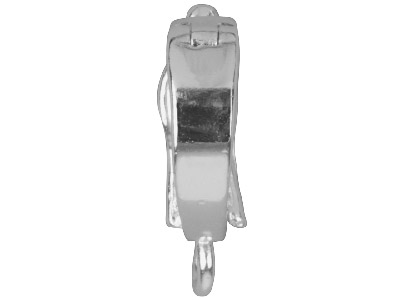 Clip De Enganche Con Anilla De 14 mm, Apertura Interior De 7 mm, Plata925 - Imagen Estandar - 3