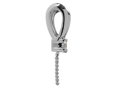 Fianza Con Varilla 11,6 mm, Plata 925 Con Circonita - Imagen Estandar - 3