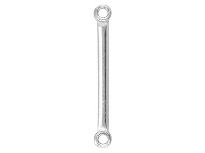 Barra De Conexin Para Pendientes, Plata 925, Bolsa De 6