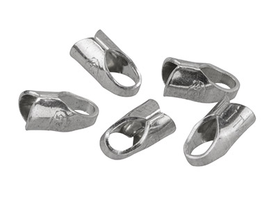 Extremo De Cadena, Diámetro Interior 1,2 mm, Plata 925, Bolsa De 10 unidades - Imagen Estandar - 3