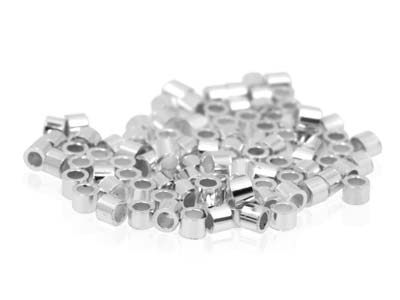 Punta De Engarzado En Forma De Tubo, 1,3 X 2 mm, Plata 925, Bolsa De 12 - Imagen Estandar - 2