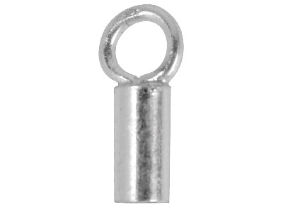 Terminal Para Cable De 1mm, Plata 925, Paquete De 6