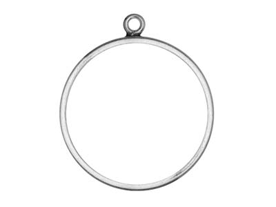 Montura De Moneda De Plata De Ley, 38 MM