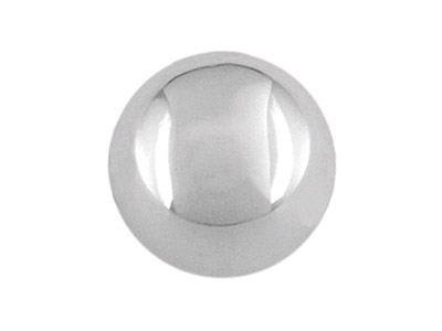 Bola Hueca Sin Agujero 8mm, Plata 925