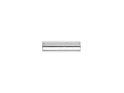 Distanciador De Tubo 5 X 1,5mm, Plata 925, Bolsa De 25 Agujero 0,8 MM