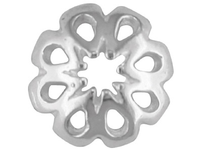 Casquillo Calado Para Perla De 8 mm, 8 P{talos, Plata 925 - Imagen Estandar - 1