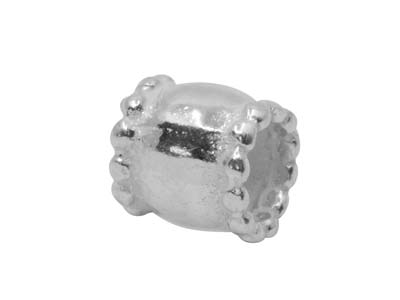 Entrepieza Decorativa 6 X 5,5 mm, Plata 925, Bolsa De 6 - Imagen Estandar - 1