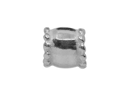 Entrepieza Decorativa 6 X 5,5 mm, Plata 925, Bolsa De 6 - Imagen Estandar - 2
