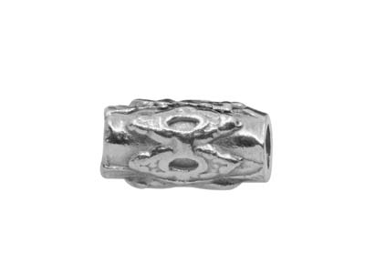 Entrepieza Decorativa 10 X 4,5 mm, Plata 925, Bolsa De 6 - Imagen Estandar - 2