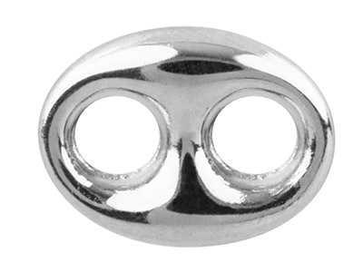 Entrepieza Para Granos De Caf{ 8 mm, Plata 925 - Imagen Estandar - 2