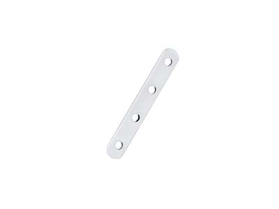 St Sil 4 Hole Pearl Spacer 16mm Pk 10 - Imagen Estandar - 1