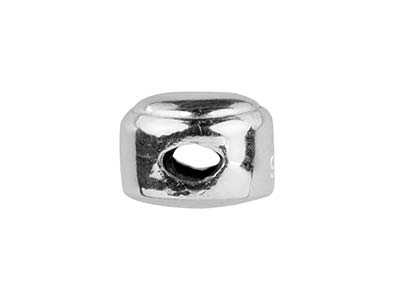 Bola De Tope Plana 7 mm, Núcleo De Silicona, Plata 925 - Imagen Estandar - 2