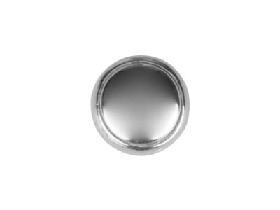 Bola De Tope Plana 7 mm, Núcleo De Silicona, Plata 925 - Imagen Estandar - 3