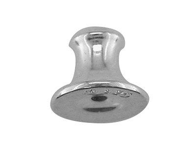 Punta Para Postes De Pendientes, Plata 925, Bolsa De 3 Pares