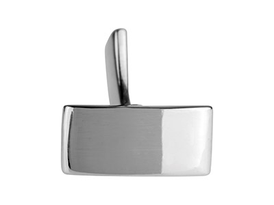 Sistema De Gemelos Rectangulares, Plata 925, Por Pieza - Imagen Estandar - 3