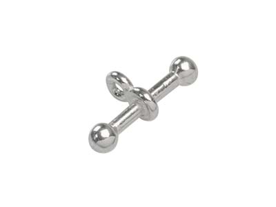 Gemelos 17 X 2,4 mm, Plata 925, Porpieza - Imagen Estandar - 2