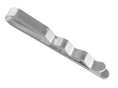 Clip De Corbata 50 X 6 mm, Plata 925 100% Plata Reciclada - Imagen Estandar - 1