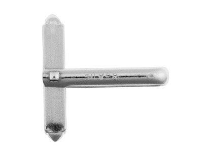Gemelos Cuadrados De Plata 925, Cada Uno 100% Plata Reciclada - Imagen Estandar - 2