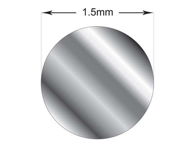 Alambre De Diamante 1,50 mm, Plata 925 Semidura - Imagen Estandar - 5