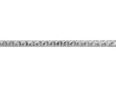 Hilo Gofrado Piramidal 4,20 mm, Plata 925 Semidura - Imagen Estandar - 3