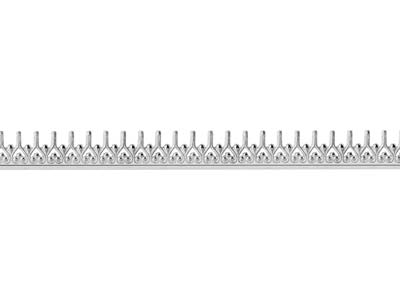Banda De Galera wishbone 0,70 X 5,20mm, Plata 925 Semidura
