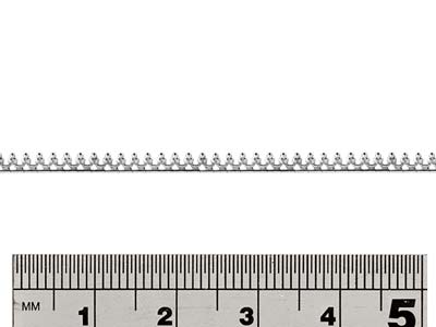 Tira De Galería De Guirnalda Con Cuentas De Plata De Ley, 2,5 MM - Imagen Estandar - 2