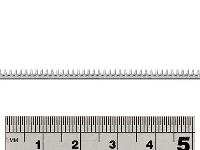 Banda De Galería Con Diseño De Concha 0,50 X 2,60 Mm, Plata 925 De Medio-duro - Imagen Estandar - 2