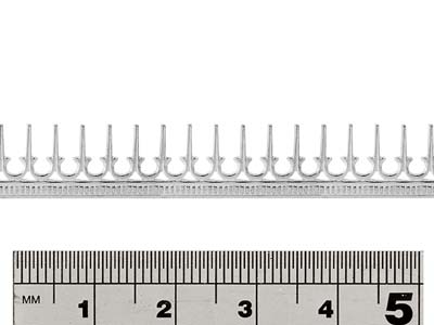 Banda De Galería De Daga, 0,90 X 9,30 mm, Plata 925 Semidura - Imagen Estandar - 2