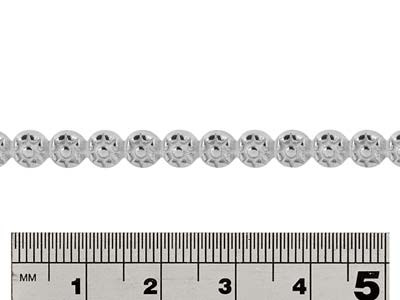 Tira De Galería De Flores 2,40 X 5,00 mm, Plata 925 Semiduro - Imagen Estandar - 2