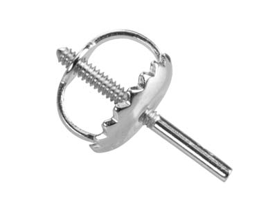 Poussette Con Varilla Roscada, Platino 950, La Pieza - Imagen Estandar - 2