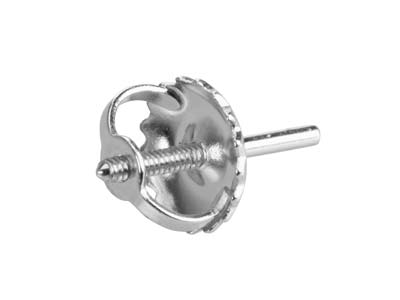 Poussette Con Varilla Roscada, Platino 950, La Pieza - Imagen Estandar - 3