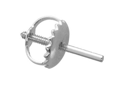 Poussette Con Varilla Roscada, Platino 950, La Pieza - Imagen Estandar - 4