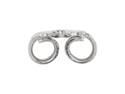 Cierre De Mariposa De Platino Grande M7406 - Imagen Estandar - 3