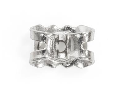 Cierre De Mariposa De Platino Grande M7406 - Imagen Estandar - 4