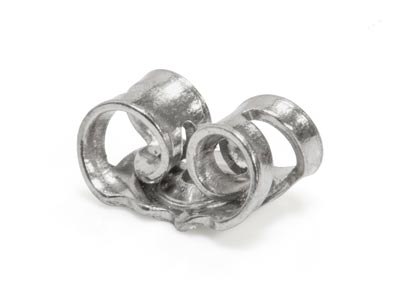 Cierre De Mariposa De Platino Grande M7406 - Imagen Estandar - 5