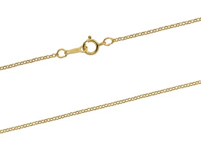 Cadena De Malla Jaseron 1,10 mm, 40 cm, Gold Filled - Imagen Estandar - 2