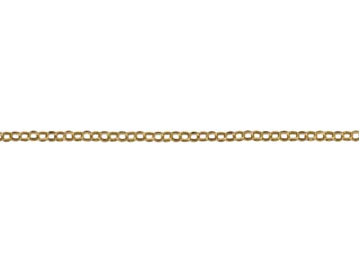 Cadena Belcher De 1,1 mm Chapada En Oro, 20