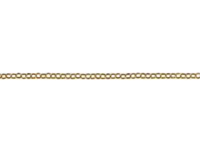 Cadena De Malla Jaseron 1,10 mm, 50 cm, Relleno De Oro - Imagen Estandar - 3