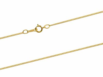 Cadena De Eslabones Gourmette 1,20 Mm, 40 Cm, Gold Filled - Imagen Estandar - 2