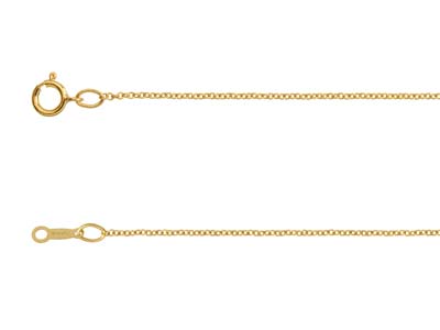 Cadena De Eslabones Forat 1,10mm,45cm, Gold Filled