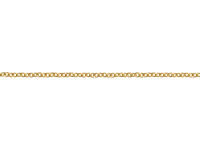 Cadena De Eslabones For\at 1,10 mm,45 cm, Gold Filled - Imagen Estandar - 3