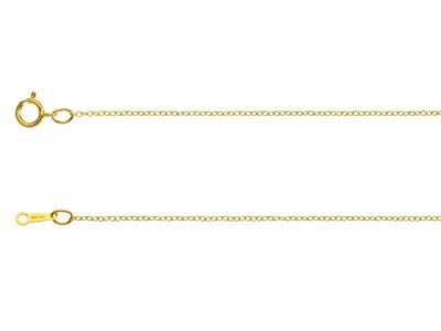 Cadena De Eslabones Forat 1,20mm,40cm, Gold Filled