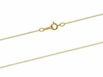 Cadena De Eslabones For\at 1,20 mm,40 cm, Gold Filled - Imagen Estandar - 2