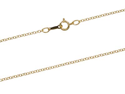Cadena De Eslabones For\at 1,70 mm,40 cm, Gold Filled - Imagen Estandar - 2