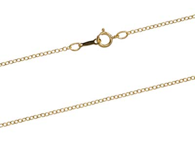 Cadena De Eslabones For\at 2,20 mm,45 cm, Gold Filled - Imagen Estandar - 2
