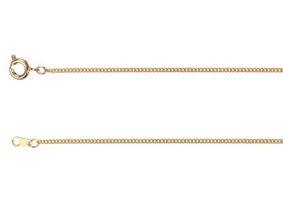 Cadena Barbada 1,2 mm, 40 cm, Dorado* - Imagen Estandar - 2