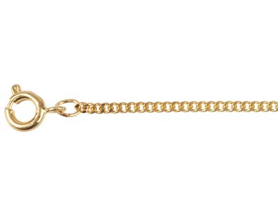 Cadena De Eslabn 1,8mm, 45cm, Dorado