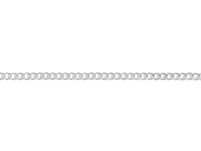 Cadena De Eslabones 1,2 mm, 40 cm, Bañado En Plata* - Imagen Estandar - 3