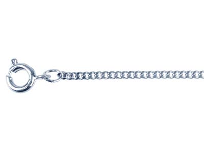 Cadena De Eslabones 1,8mm, 45cm, Argentado